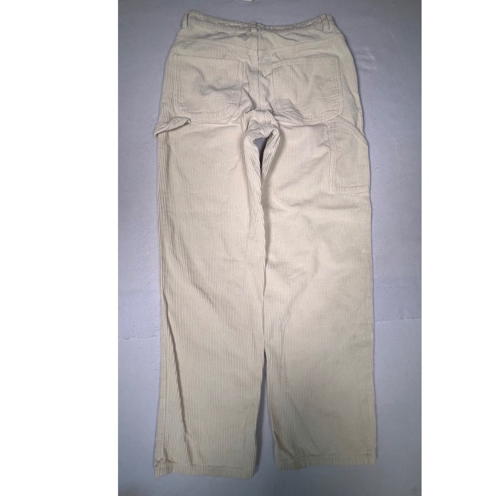 Unbranded Corduroy Carpenter Pants Mens 29x29 Cream Good